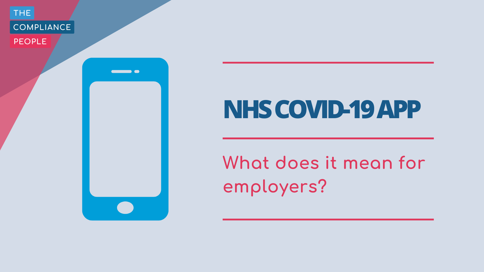 About the NHS COVID19 app The Compliance People